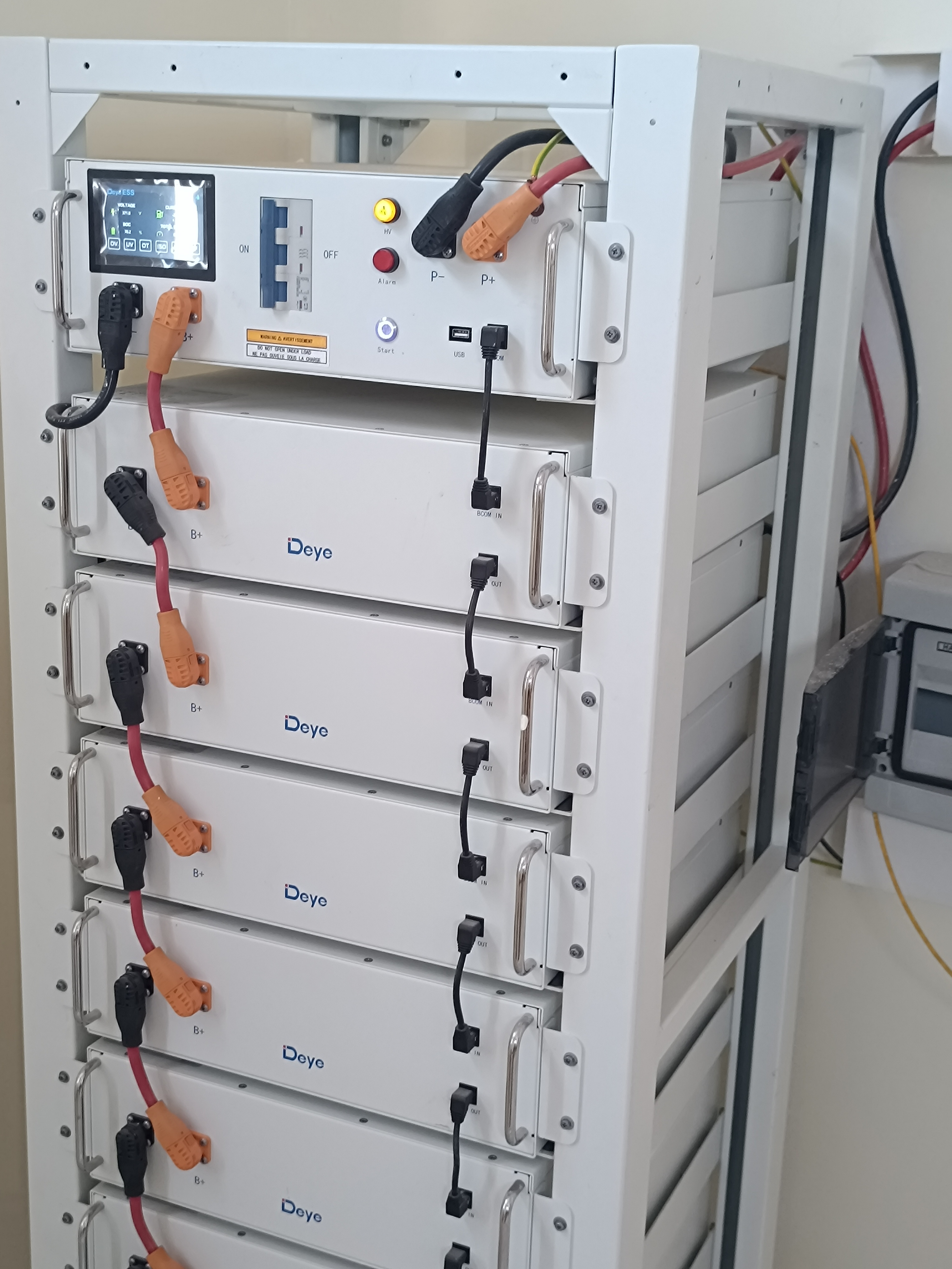 Installation Mur Bleu